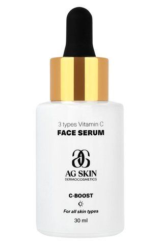 Сыворотка с тремя видами витамина C 3 TYPES OF VITAMIN C FACE SERUM AG SKIN 30 мл AG 003 фото