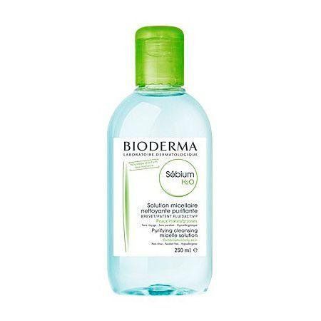 Біодерма Себіум Н2О міцелярний лосьйон Bioderma Sebium Solution Micellaire 250 мл 028641X фото
