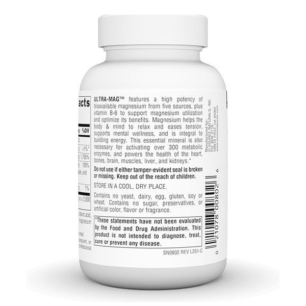Ultra-Mag Magnesium Complex - 60 tabs 26850 фото