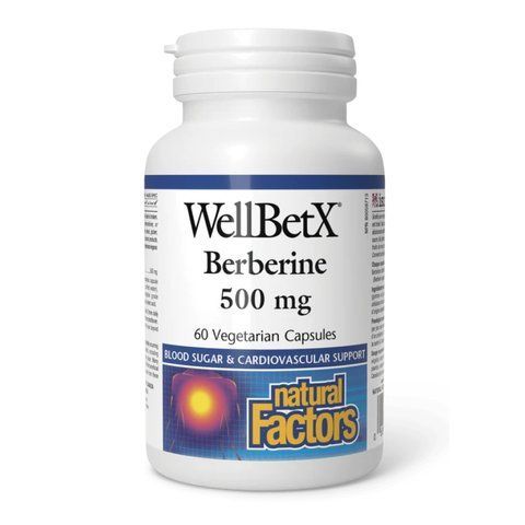 WellBetX Berberine 500mg - 60 vcaps 29234 фото