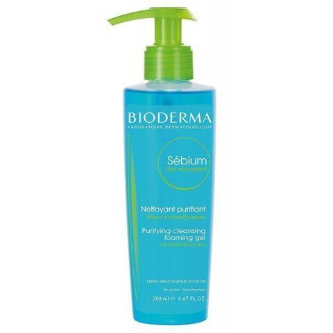 Біодерма Себіум Очисний Гель Bioderma Sebium purifying cleansing foaming gel 200 мл 028663I фото