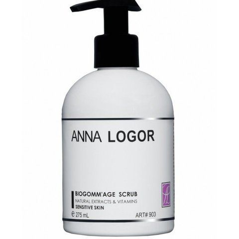 Біогомаж-скраб для чутливої шкіри Anna Logor Biogomm'age Scrub 350 мл AL903 фото