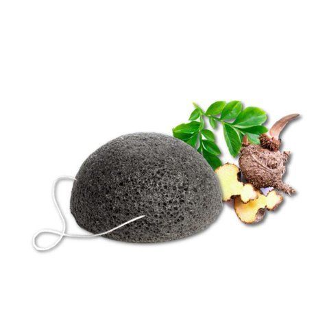 Очисний спонж Конняку з бамбуковим вугіллям Ella Bache Cleansing Konjac Sponge BE19018 фото