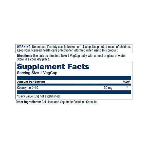 Pure CoQ10 30mg - 60 vcaps 26123 фото