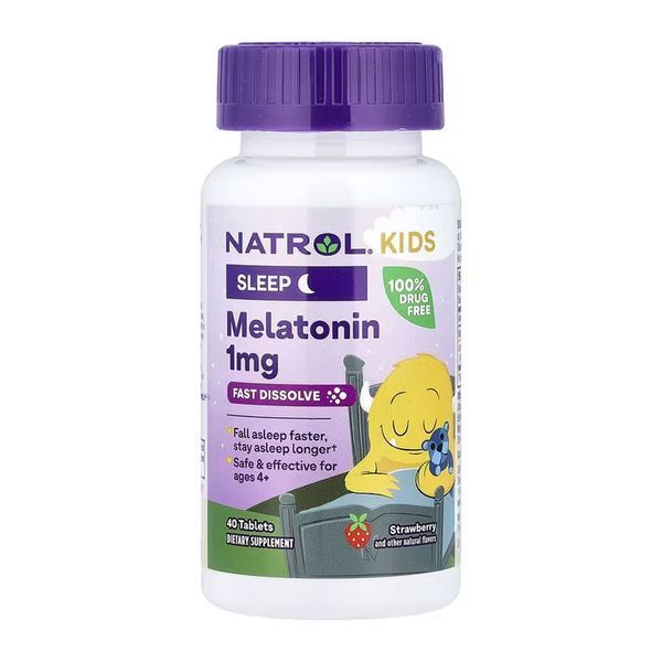 Kids Melatonin 1mg - 40 tabs 31434 фото