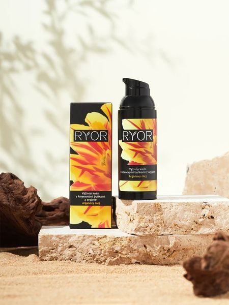 Поживний крем зі стовбуровими клітинами аргани Argan Oil Nourishing Cream Ryor, 50 мл 2711781971 фото