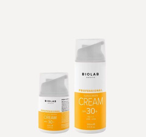Крем из SPF 30+ Sunscreen cream SPF 30+ BIOLAB Estetic, 30 мл BIO4006 фото