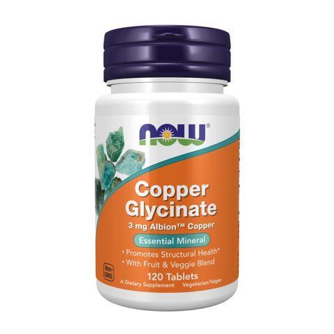 Copper Glycinate 3mg - 120 tabs 27856 фото