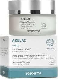 Сесдерма Azelac Зволожуючий крем для обличчя SesDerma Azelac Moisturizing Facial Cream, 50 мл 40000063 фото