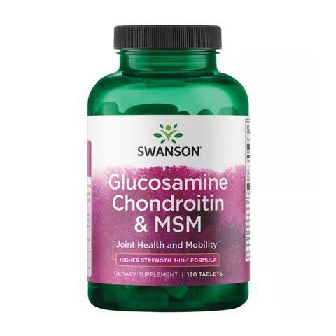 Glucosamine Chondroitin & Msm - Higher Strength - 120 tabs 30795 фото