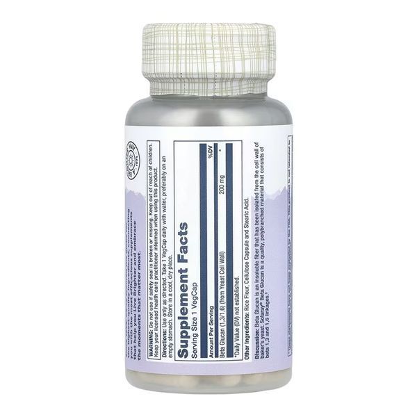 High Potency Beta Glucan 200mg - 30 vcaps 32138 фото