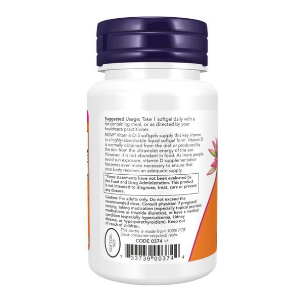 VIT D-3 5000 IU - 30 sgels 28118 фото