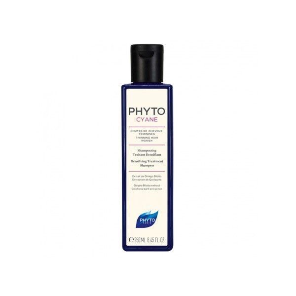 Фіто Фітоциан шампунь проти випадіння волосся у жінок Фітоціан Phytocyane shampooing traitant revigorant, 250 мл PH1002031 фото