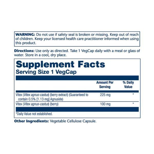 Vitex Chaste Berry Extract 225mg - 60 vcaps 29623 фото
