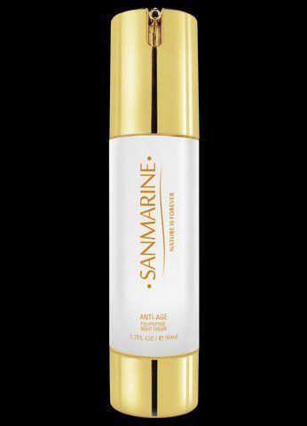 SanMarine Крем поліпептидний антивіковий нічний Anti Age Polypeptide Night Cream 50 мл AG02 фото