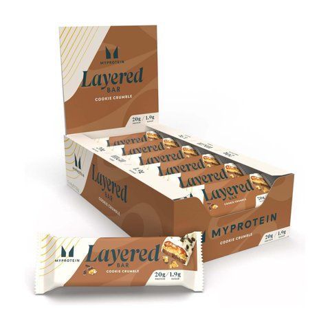 Layered Bar - 12x60g Cookie Crumble (До 07.26) 33859 фото