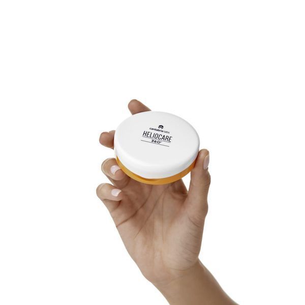 Крем-пудра компактная с SPF 50 для сухой и нормальной кожи (тон темный) HELIOCARE Oil-Free Color Compact CANTABRIA, 10 г 2865081707 фото