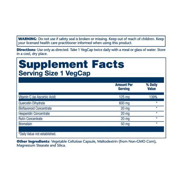 Mega Quercetin 600mg - 60 vcaps 26126 фото