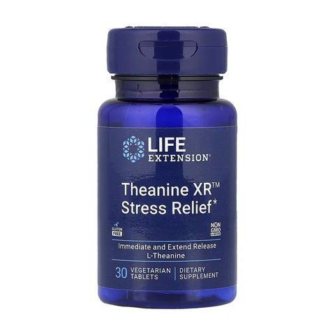 Theanine XR&trade; Stress Relief - 30 vegetarian tablets 31594 фото