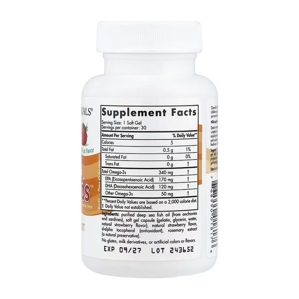 Daily Omega Kids - 30 softgels Natural Fruit 31743 фото