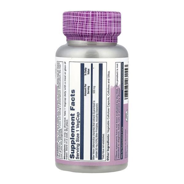 Bitter Melon Fruit Extract 10% 500mg - 30 vcaps 31925 фото