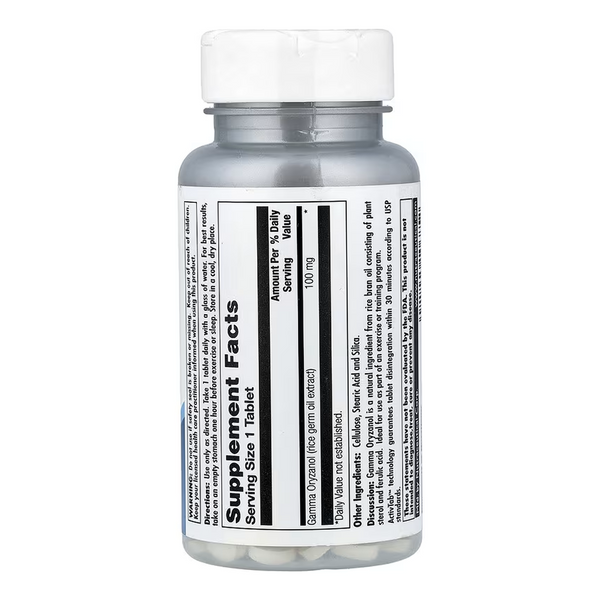 Gamma Oryzanol 100mg - 100 tabs 32811 фото
