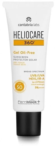Рідкий сонцезахисний флюїд із 100% мінеральними фільтрами HELIOCARE 360&ordm; Mineral Fluid SPF 50+ CANTABRIA, 50 мл 2865101996 фото