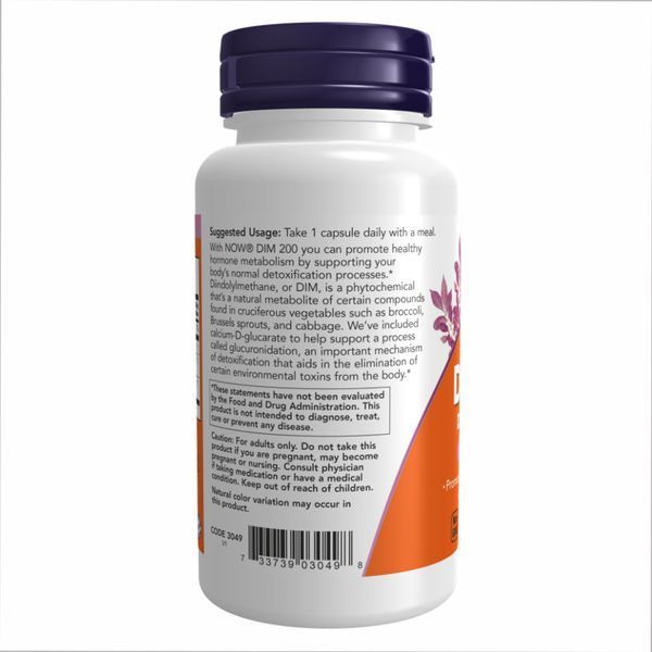 DIM 200 w/Calcium D-Glucarate - 90 vcaps 22557 фото