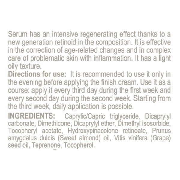 Регенерирующая сыворотка с ретинолом HPR SERUM DERMA SERIES 30 мл DS 008 фото