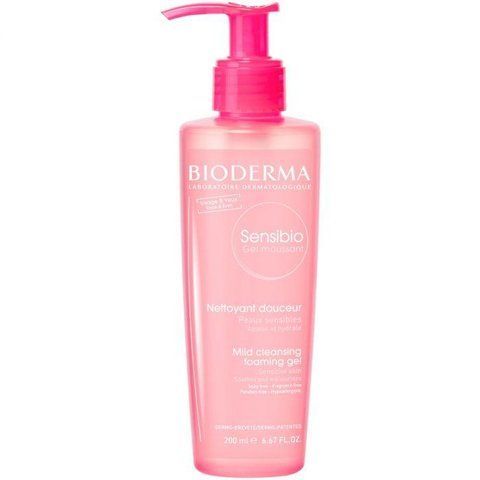 Біодерма Сенсібіо очисний гель для чутливої шкіри Bioderma Sensibio Gel Moussant 200 мл 028712 фото