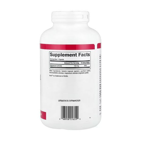 Magnesium Citrate 150mg - 360 caps 30819 фото