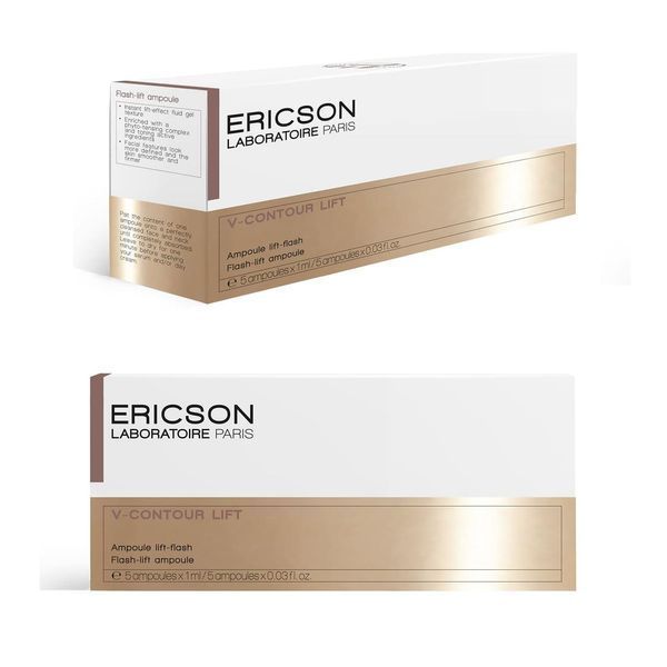 Набір сироваток для миттєвого ліфтингу V-CONTOUR LIFT AMPOULE LIFT-FLASH ERICSON LABORATOIRE, 5*1 мл 2682895009 фото