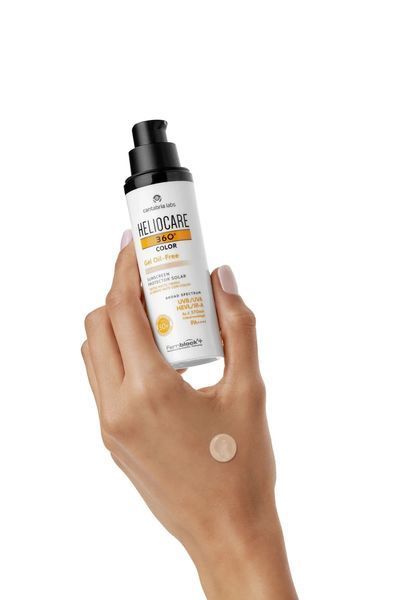 Тональний сонцезахисний гель на водній основі (тон беж) HELIOCARE 360&ordm; Color Gel Oil-Free SPF 50+ CANTABRIA, 50 мл 2865108079 фото