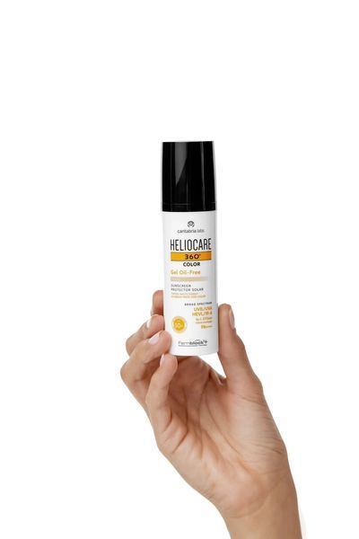 Тональний сонцезахисний гель на водній основі (тон беж) HELIOCARE 360&ordm; Color Gel Oil-Free SPF 50+ CANTABRIA, 50 мл 2865108079 фото