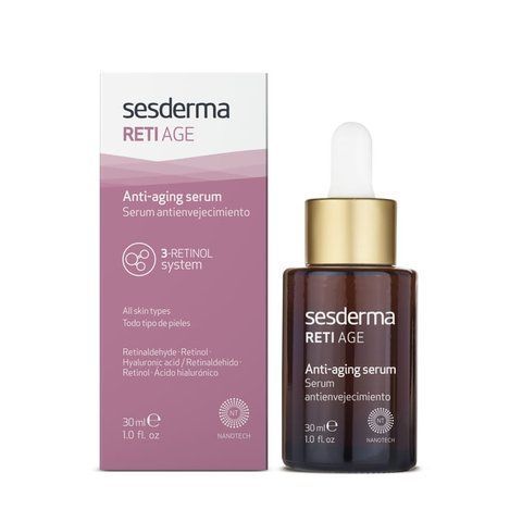 Сесдерма Reti-Age Омолаживающая сыворотка для лица с ретинолом SesDerma Reti-Age Antiaging Serum, 30 мл 40001734 фото
