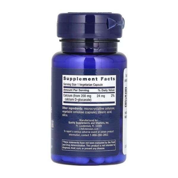 Calcium D-Glucarate 200mg - 60 vcaps 29863 фото