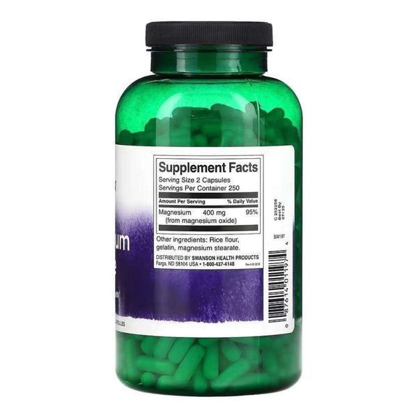 Magnesium Oxide 200mg - 500 caps 29251 фото