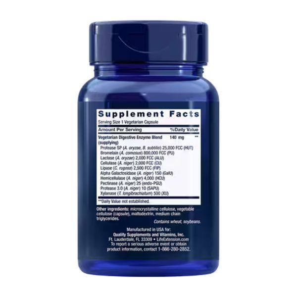 Enhanced Super Digestive Enzymes - 60 veg caps 27303 фото