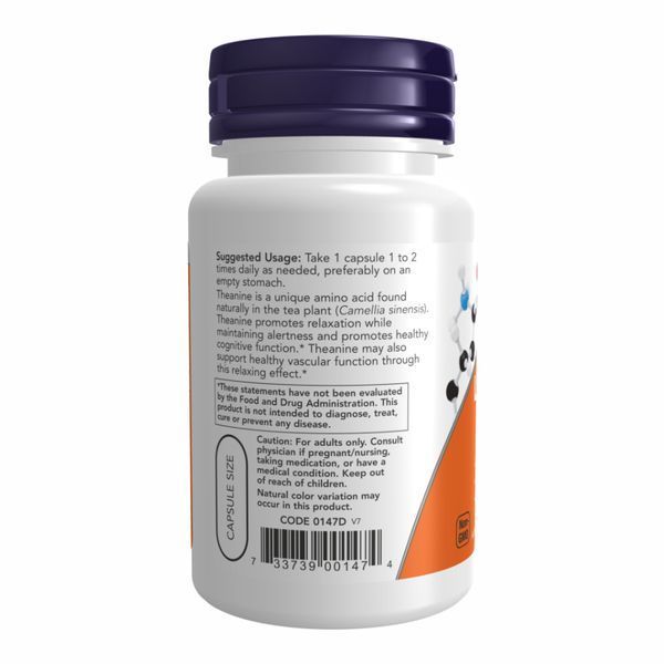 L-Theanine 200mg - 60 vcaps 24284 фото