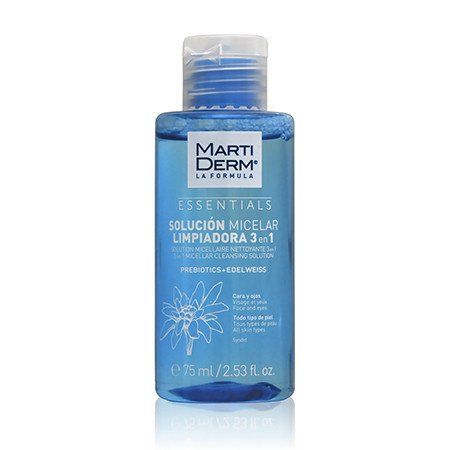 Мартидерм Мицеллярная вода для очищения лица MartiDerm Essentials Micellar Solution Cleanser 3in1 75 мл MA120611 фото