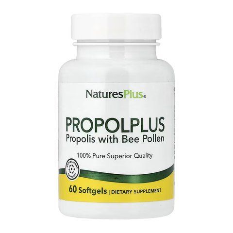 Propolplus, Propolis with Bee Pollen - 60 softgels 33409 фото
