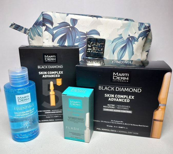 Мартидерм набор Блэк Даймонд Скин Комплекс Адвансд MartiDerm Set Skin Complex Advanced 10+5 ампул по 2 мл MA008 фото
