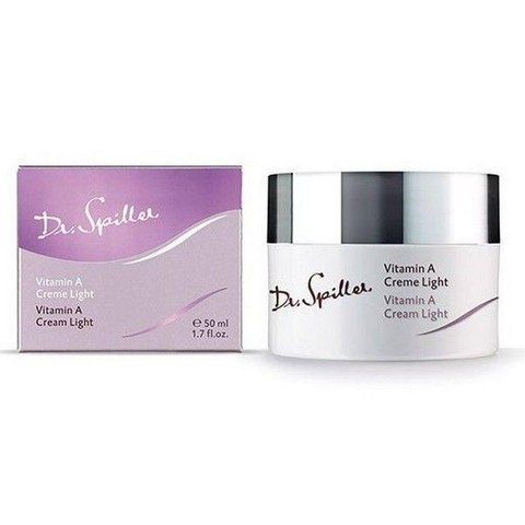 Легкий омолоджуючий крем з вітаміном А Vitamin A Cream Light Dr.Spiller, 50 мл 106107 фото