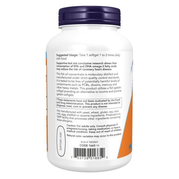 Ultra Omega-3 FO 500/250 Fish Gelatin - 180 Softgels 25599 фото