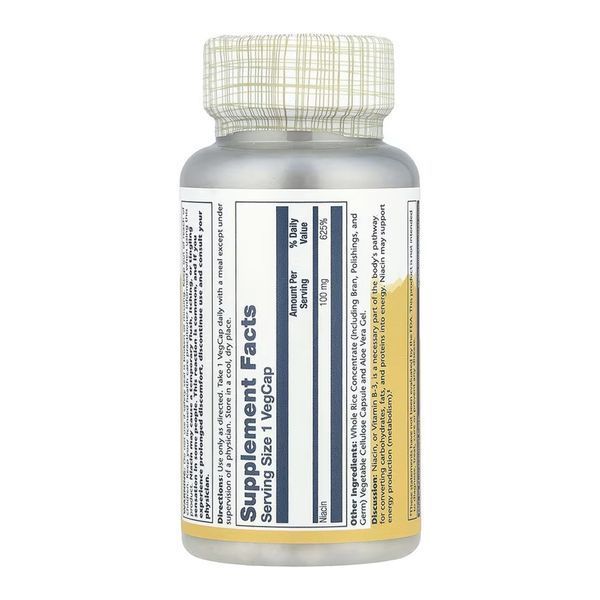 Niacin 100mg - 100 vcaps 31935 фото