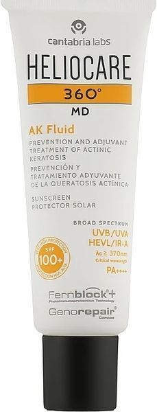 Солнцезащитный крем-флюид АК SPF100+ HELIOCARE 360&ordm; AK 100+ CANTABRIA, 50 мл 2865109701 фото