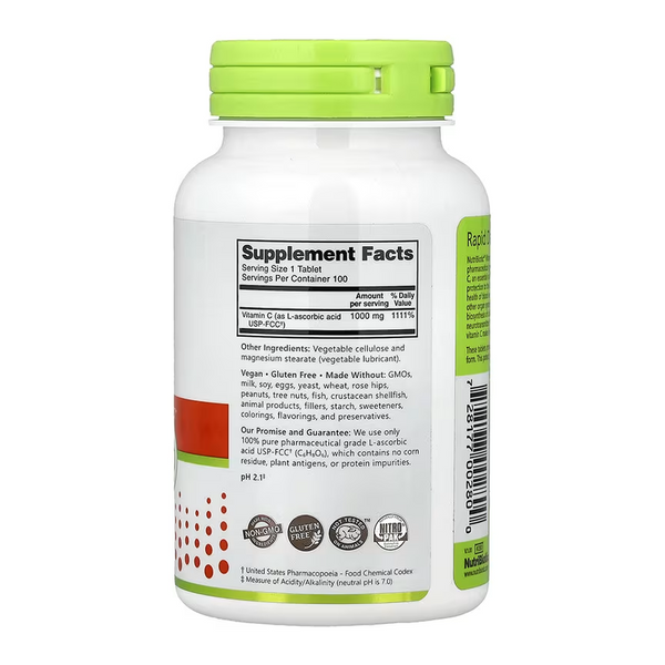 Vitamin C 1000 mg - 100 tabs 32830 фото