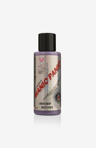 Manic Panic Amplified Virgin Snow toner Напівперманентний прямий, 100% веганський фарбник білосніжного віттінку, 118мл. 612600710335 фото