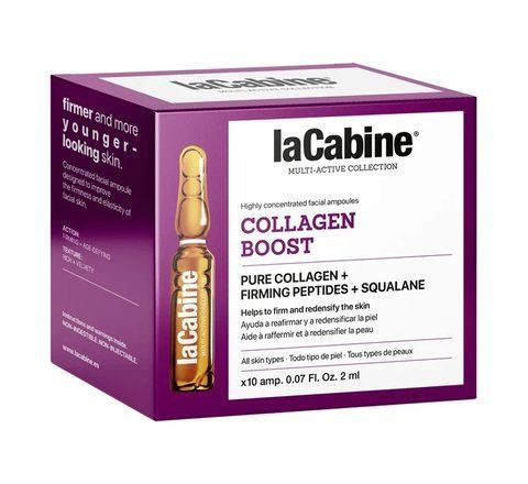 Высококонцентрированные ампулы с коллагеном для упругости кожи лица COLLAGEN BOOST LaCabine, 10*2 мл 2876504596 фото
