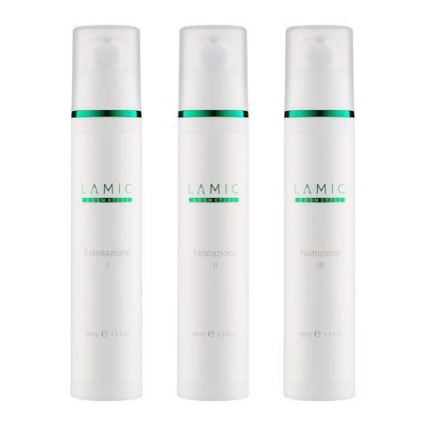 Lamic Cosmetici Ультраліфтинг для обличчя та зони декольте Ultra-lifting per il viso e la zona del decollete 7 процедур 3*50 мл Lamic_38 фото